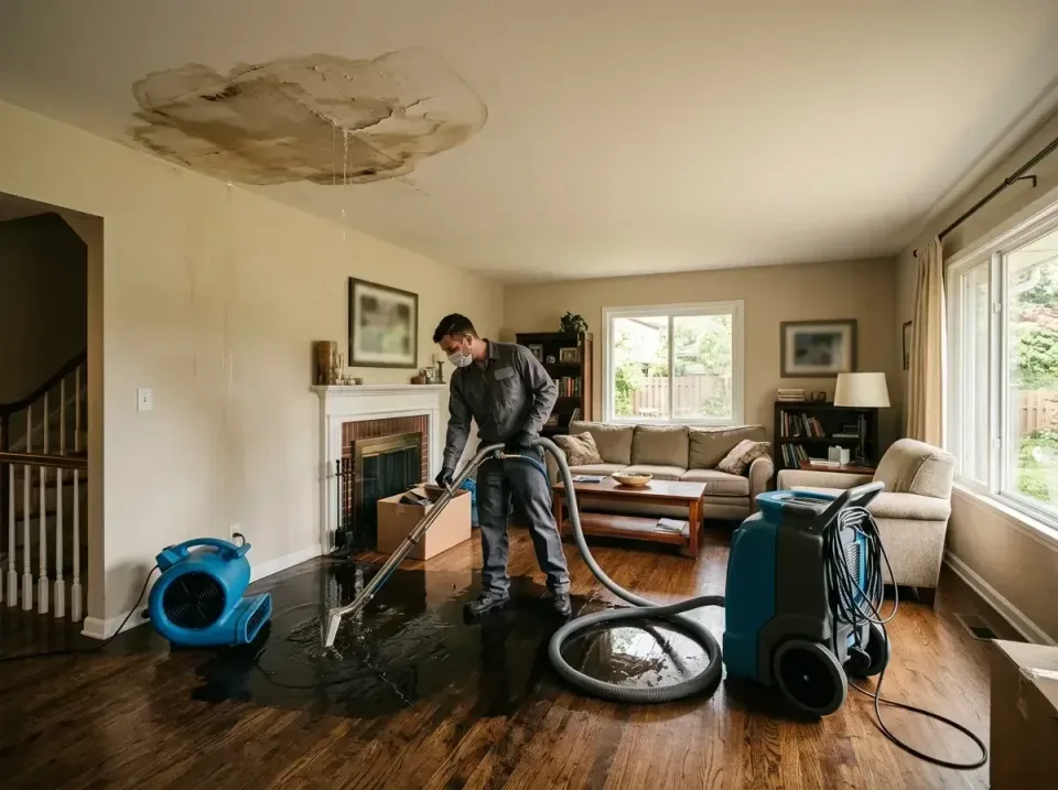 attic-pipe-burst-ceiling-drip-008 — frequently asked questions, Water Damage Restoration & Carpet Care in Ashland, NJ